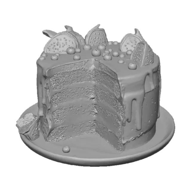 3D model for Dragon Fruit Delight Cake