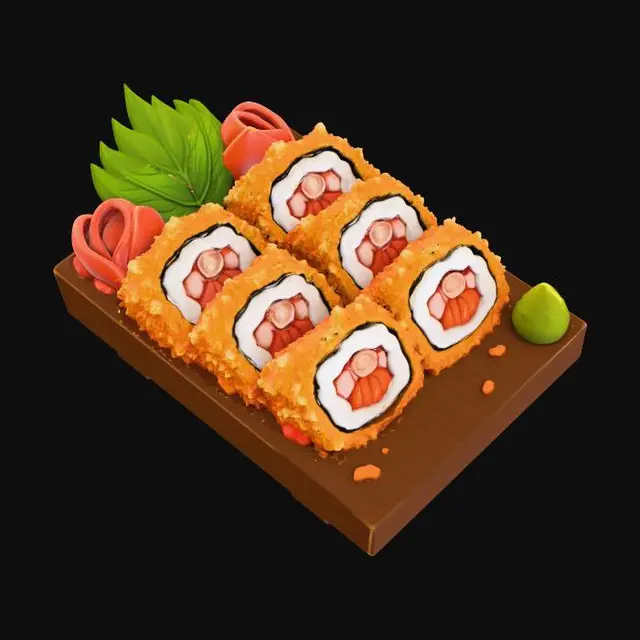 3D model for Sushi Delight