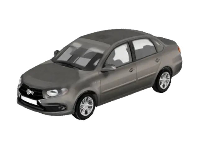 Car in Motion - Fast 3D model, vytvořený pomocí AI