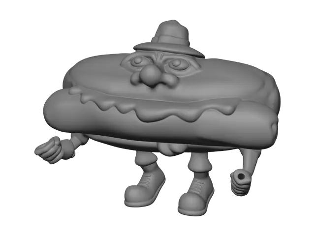 3D model for Hot Dog Hero