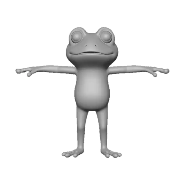 3D model for Frog Pose