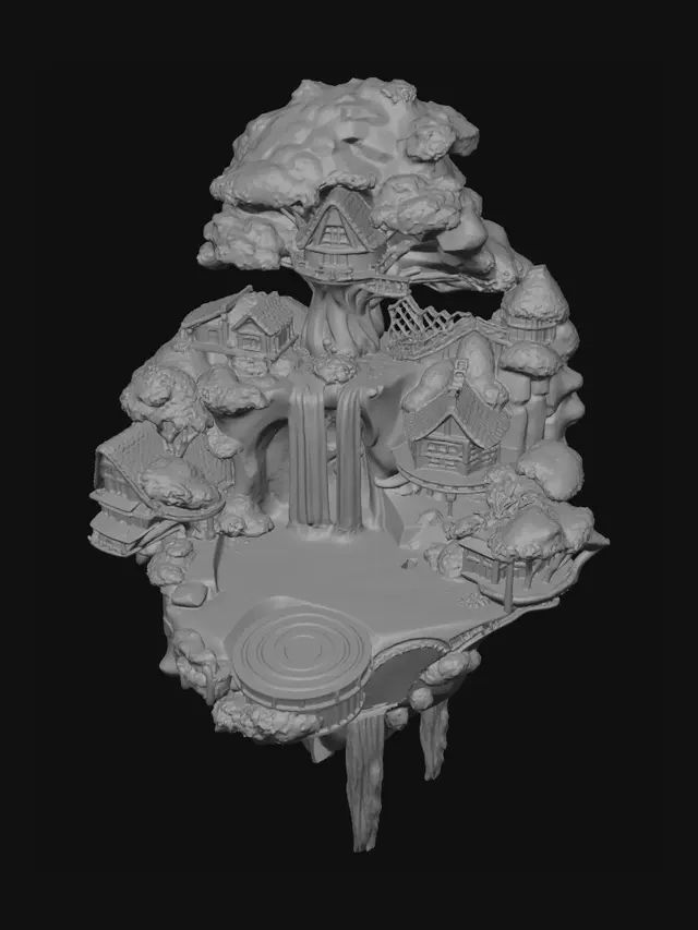 3D model for Verdant Sky Island