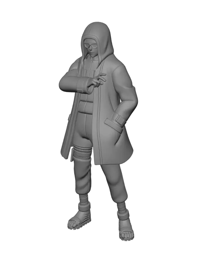 3D model for Green Trenchcoat Ninja