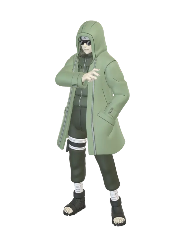 3D model for Green Trenchcoat Ninja