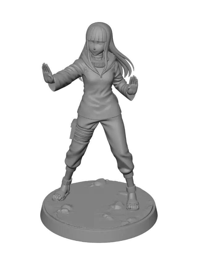 3D model for Ninja Figure in Lavender Hoodie