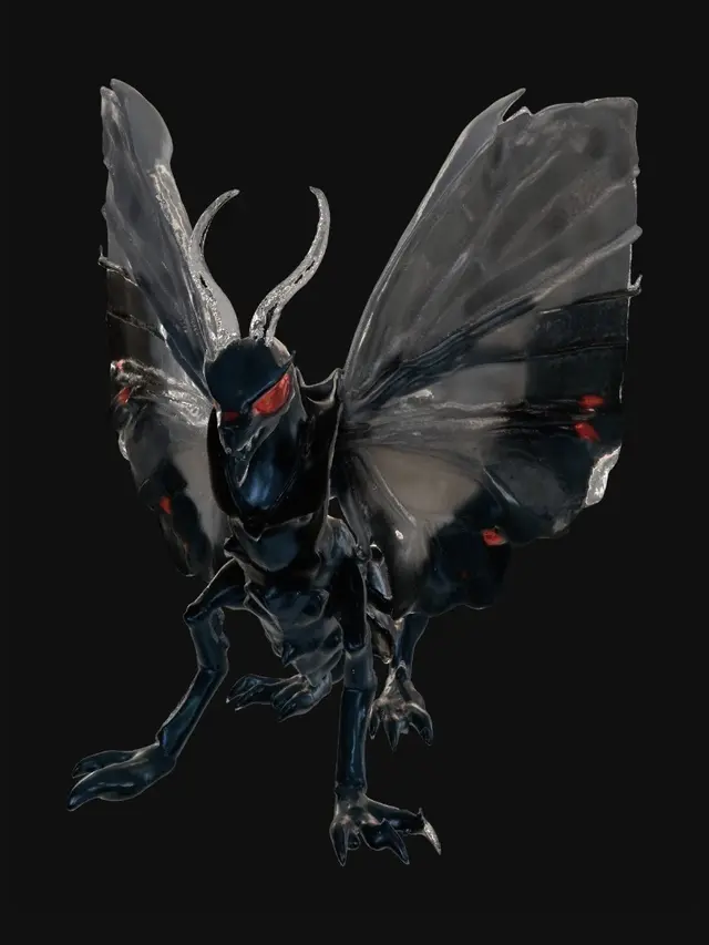 3D model for create a butterfly boss model for my rail shooter game