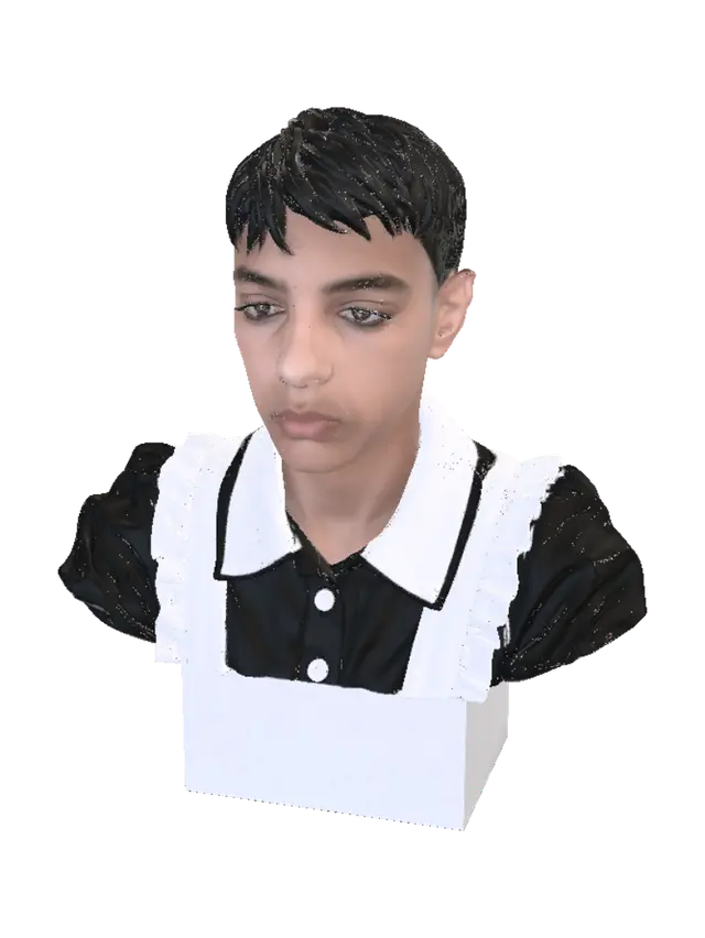 My friend - Platearmor 3D model, vytvořený pomocí AI