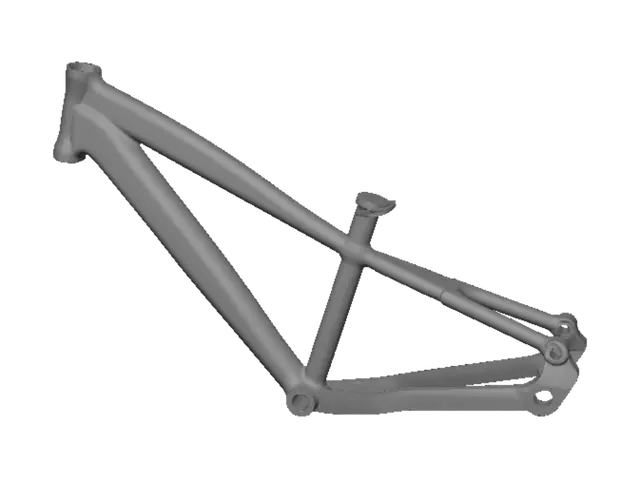 3D model for Vikinga Blue BMX Frame