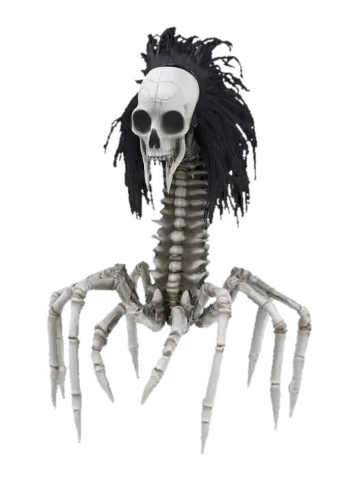 spine bone with ribs to the sides, looking like skeleton centipede, with only white… 3D model, vytvořený pomocí AI