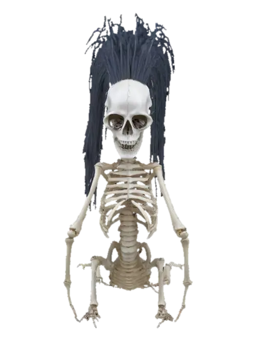 spine bone with ribs to the sides, looking like skeleton centipede, with only white… 3D model, vytvořený pomocí AI
