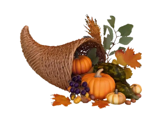 Cornucopia of Autumn, #Halloween2025# 3D model, vytvořený pomocí AI