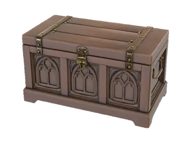 3D model for Gothic Treasure Chest, #Halloween2025#