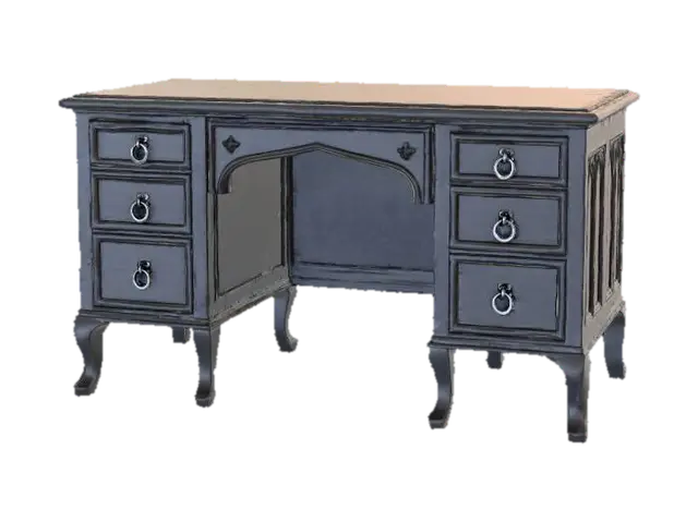 Gothic Warden Desk, #Halloween2025# 3D model, vytvořený pomocí AI