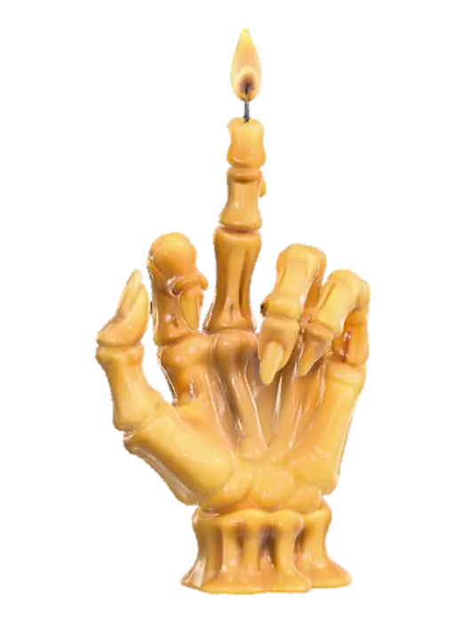 Flaming Candle Gesture 3D model, vytvořený pomocí AI