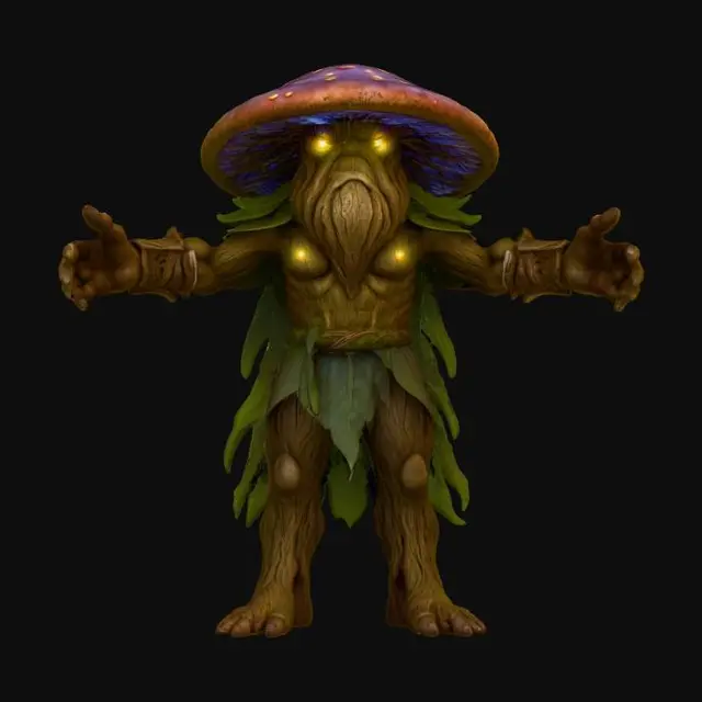 3D model for Mushroom Guardian, #villain#