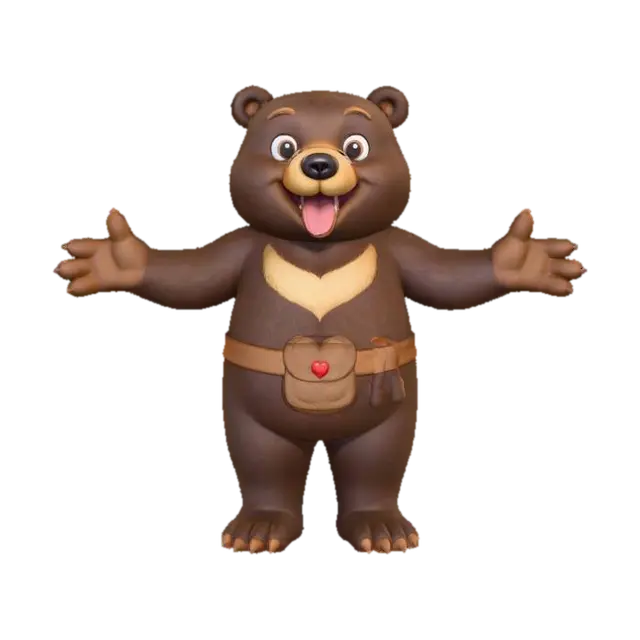 3D model for Friendly Bear Hug