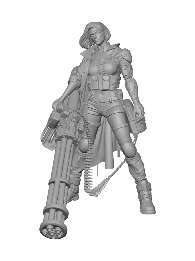 3D model for Neon Rain Warrior