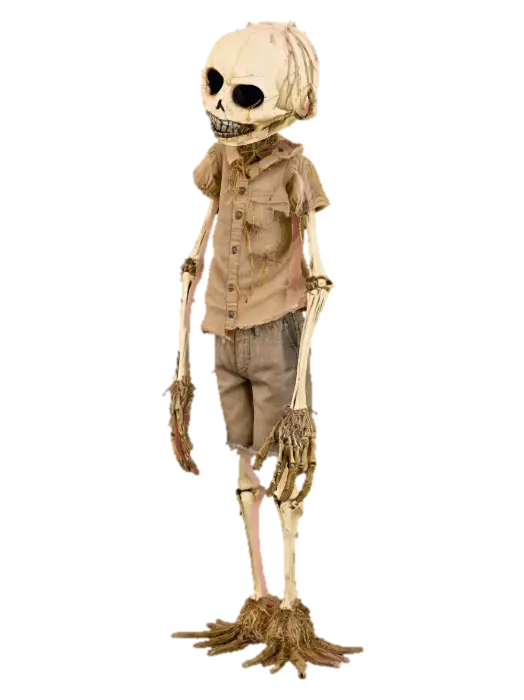 very tall skinny super creepy scarecrow - Thin 3D model, vytvořený pomocí AI