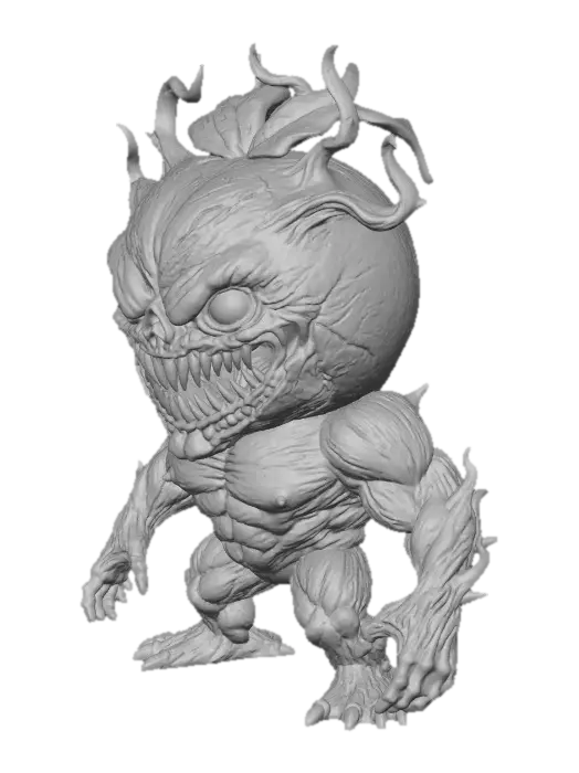 3D model for Peach Fiend, #Halloween2025#