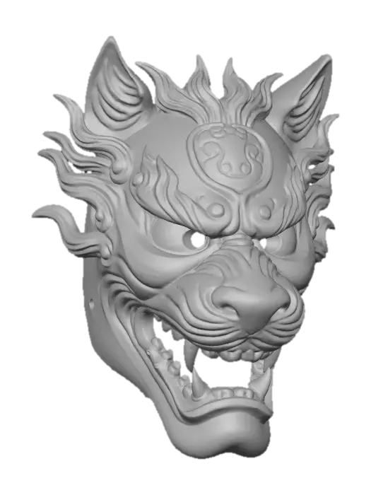 3D model for Fierce Spirit Mask