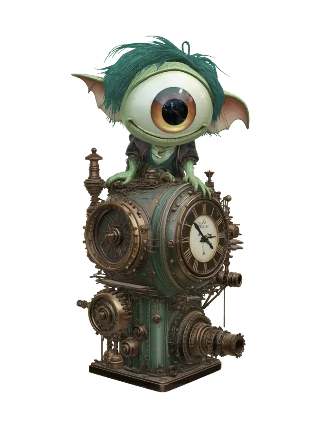 3D model for Timekeeper on a Brass Engine