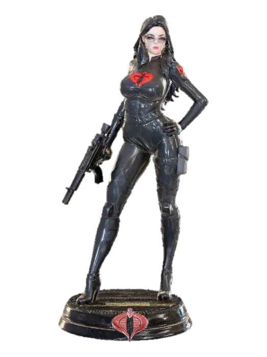 Warrior in Black Armor - Elite 3D model, vytvořený pomocí AI