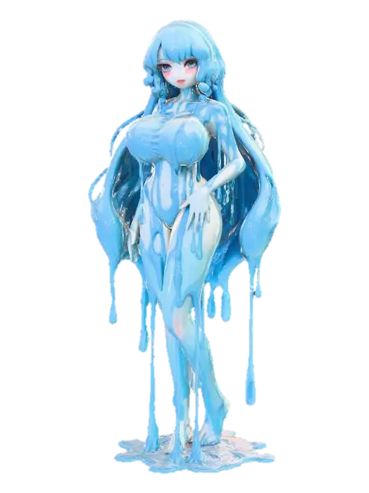 Aqua Essence 3D model, vytvořený pomocí AI