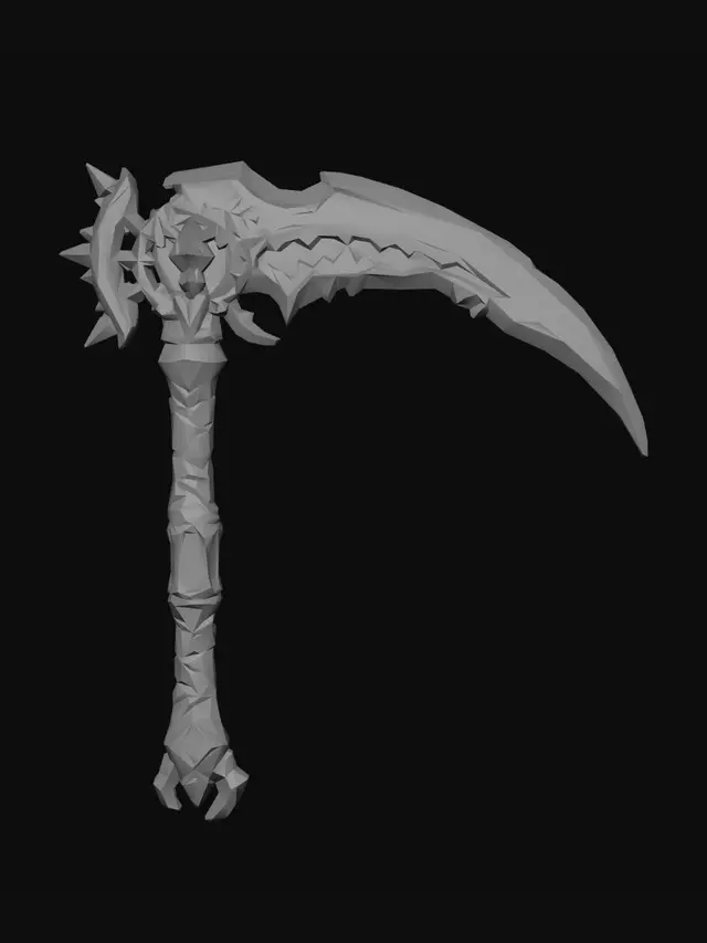 3D model for Azurevein Scythe