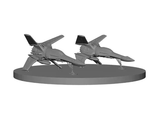 3D model for Twin Skyfighters
