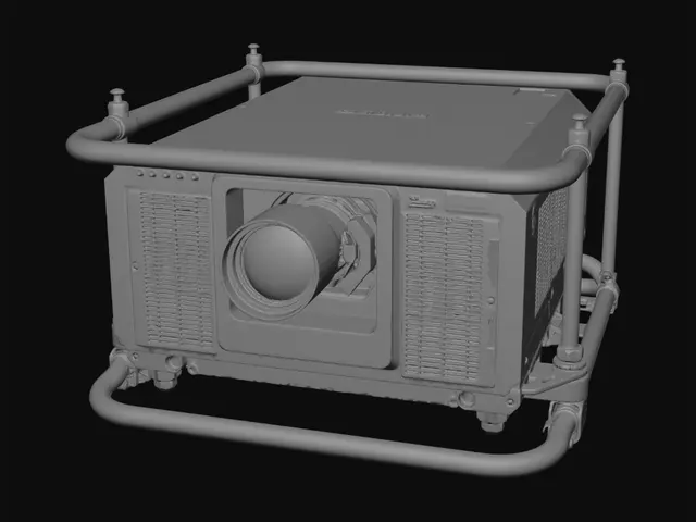 3D model for Portable cinema projector with protective frame