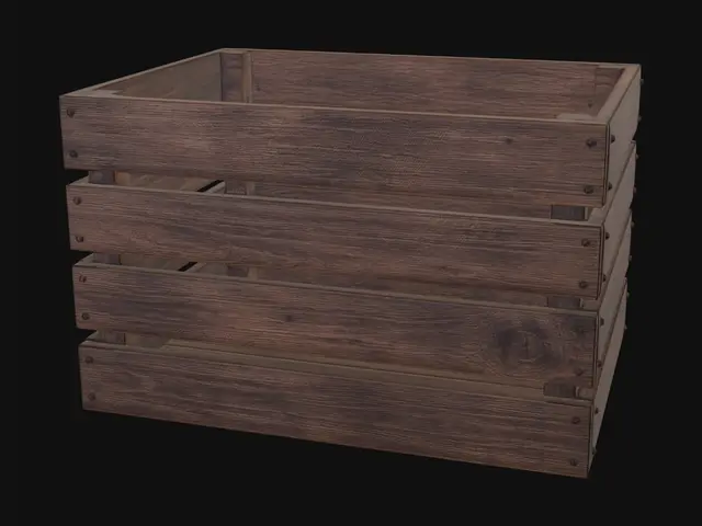 3D model for Rustic Wooden Crate Stack