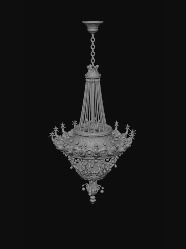 3D model for chandelier