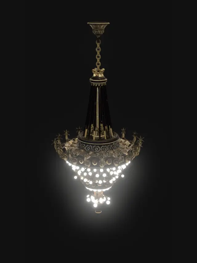 3D model for chandelier