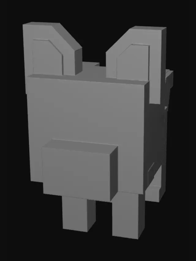 3D model for Voxel Fox