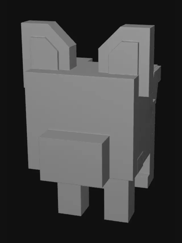 3D model for Voxel Fox
