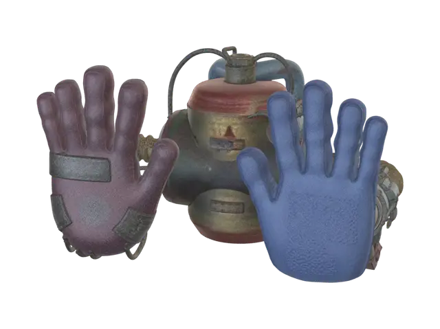 Grabpack - Highfive-3D-modell, genererad av AI