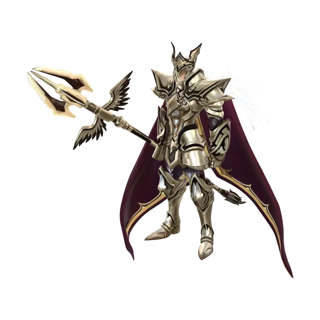Modello 3D Emberbound Paladin, generato dall’IA