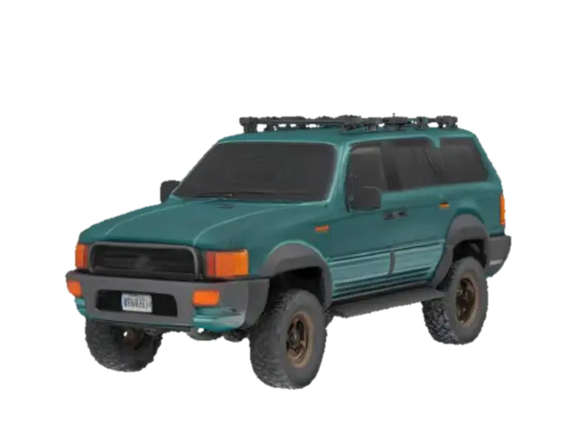 Modèle 3D Vintage Off-Roader - Truck, généré par IA