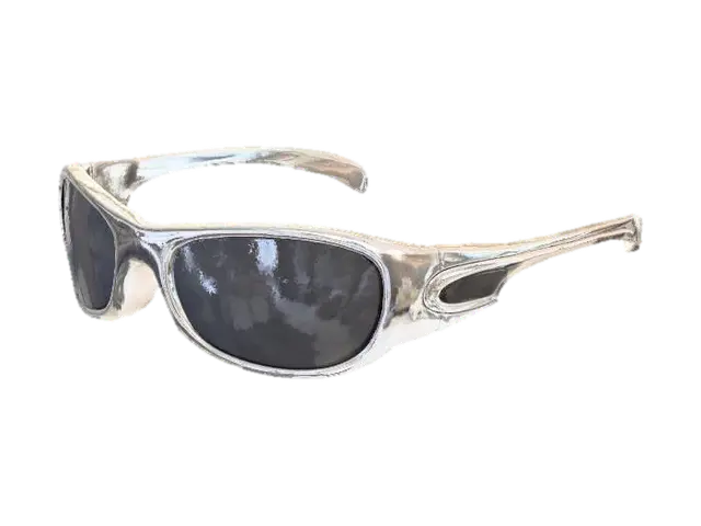 Futuristic Sunglasses 3D model, vytvořený pomocí AI