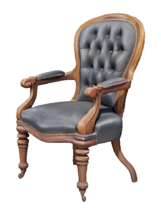 Elegant Armchair - Comfort 3D model, vytvořený pomocí AI