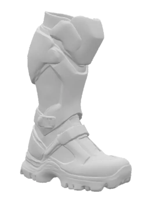 3D model for Futuristic Battle Boot