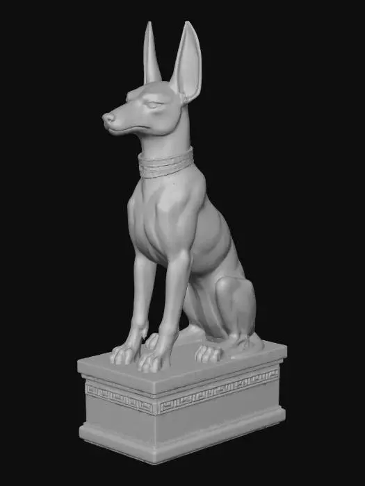 3D model for Anubis Statue