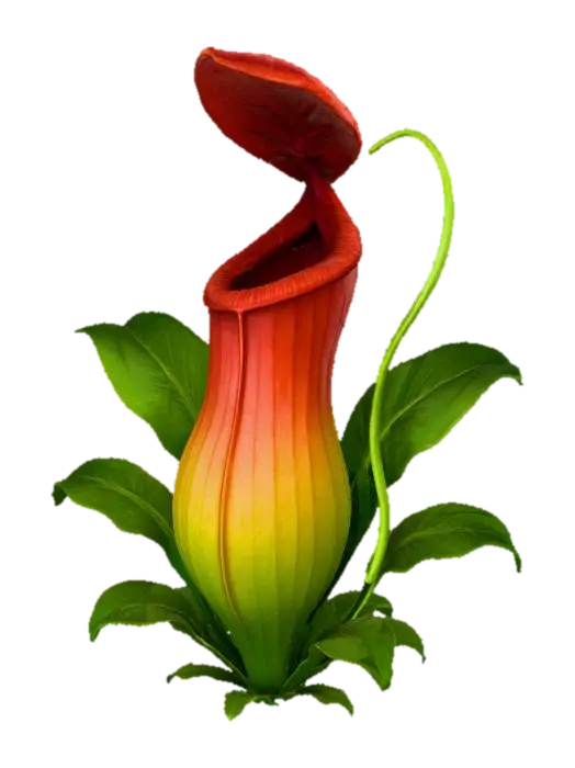 Carnivorous Elegance - Artistic 3D model, vytvořený pomocí AI