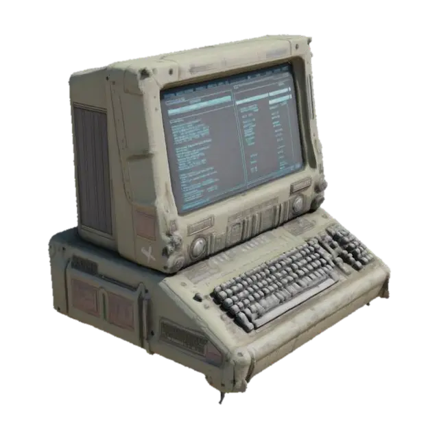 3D model for Retro Tech Terminal