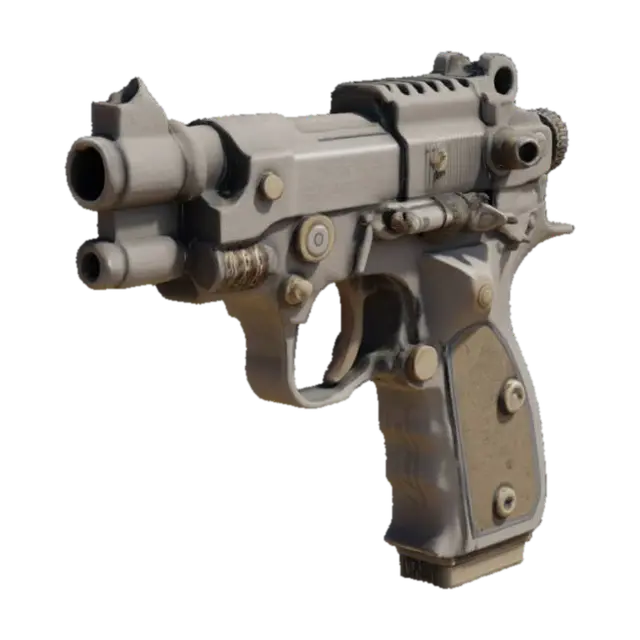 3D model for Steampunk Revolver