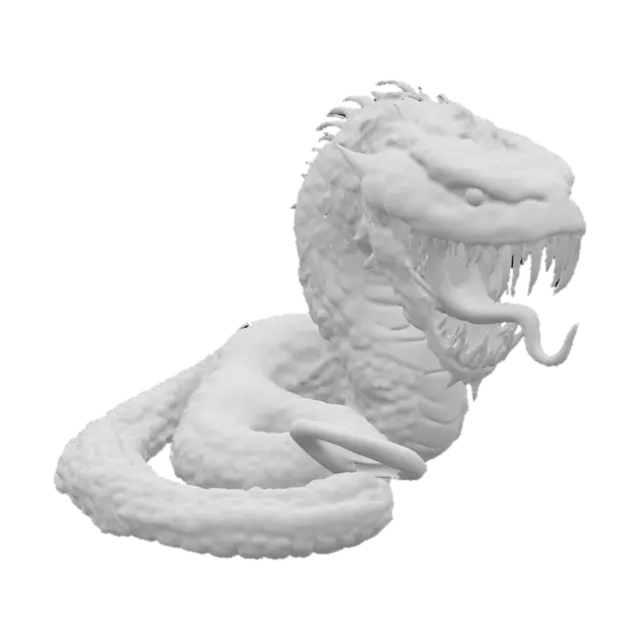 3D model for Fierce Serpent's Gaze