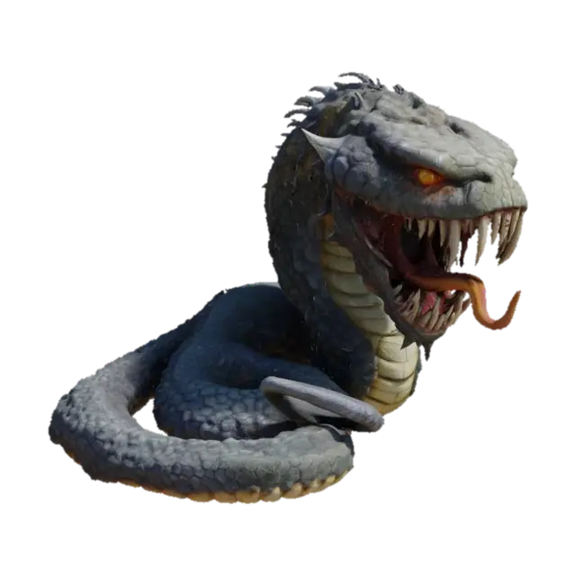3D model for Fierce Serpent's Gaze