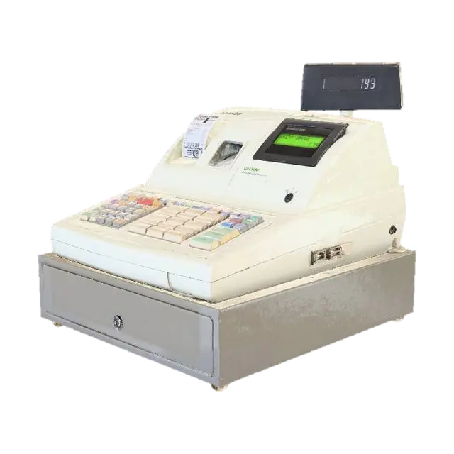Cash Register Classic - Currency 3D model, vytvořený pomocí AI