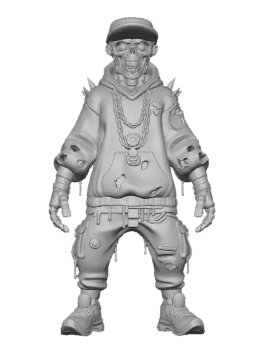 3D model for Undead Urban Raider, #Halloween2025#