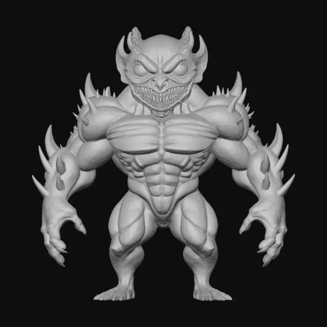 3D model for Infernal Guardian